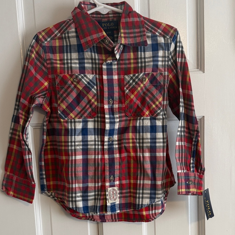Polo by Ralph Lauren Kids Multicolor Plaid Shirt